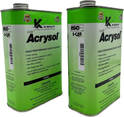 #ad Kent ACRYSOL Body Solvent Cleaner for Automotive Paint Prep – 32oz Pack of 2 $64.99