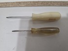 Vintage Snap On Tools Flat Head Screwdrivers White SSD143 Clear SSD204 — photo 7