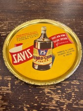 Ferro-China Savis Firenze anni’30-Targa-Vassoio in latta Litografata