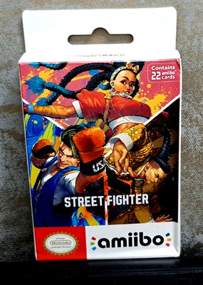 Nintendo Capcom amiibo Street Fighter - Karten-Starterset (22 Karten) - Neu