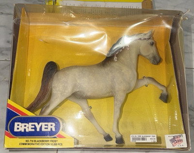 Breyer Tennessee Walking Horse #716 Blackberry Frost Inbox package damaged PiCS