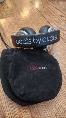 Beats by Dr. Dre Pro Over the Ear Wired Silver Headphones Working