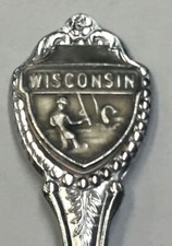 Vintage Souvenir Spoon US Collectible Wisconsin