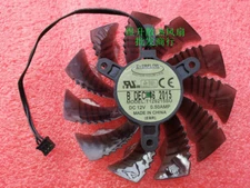 EVERFLOW T129515SU DC12V 0.50AMP 3-wire graphics card cooling fan 3pin