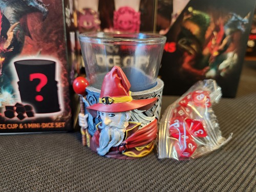 Dungeons and Dragons Mini Dice Cups w/ Dice Set Choose - Style/Color - Picture 3 of 23