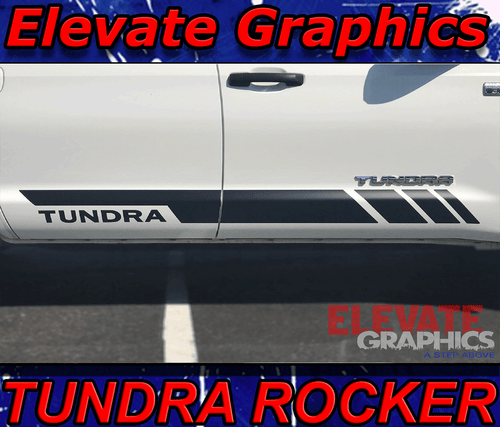 2007-2025 For Toyota Tundra Stripes Rocker Stickers Vinyl Side Decals Graphics - Picture 1 of 12