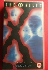 X Files File 3, Abduction. 3 episode combo - PAL VHS Tape. SEE DESCRIPTION