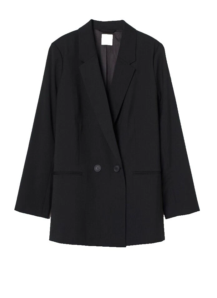 Blazers H&M Negro para Mujeres