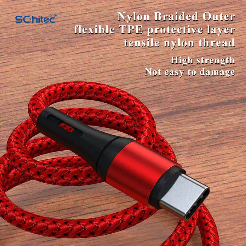 HeavyDuty USB Type C Charging Cable Braided Fast Phone Charger Long