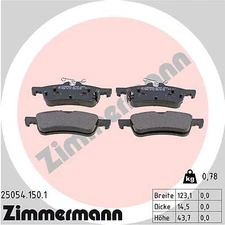Zimmermann brake pad set, disc brake 25054.150.1