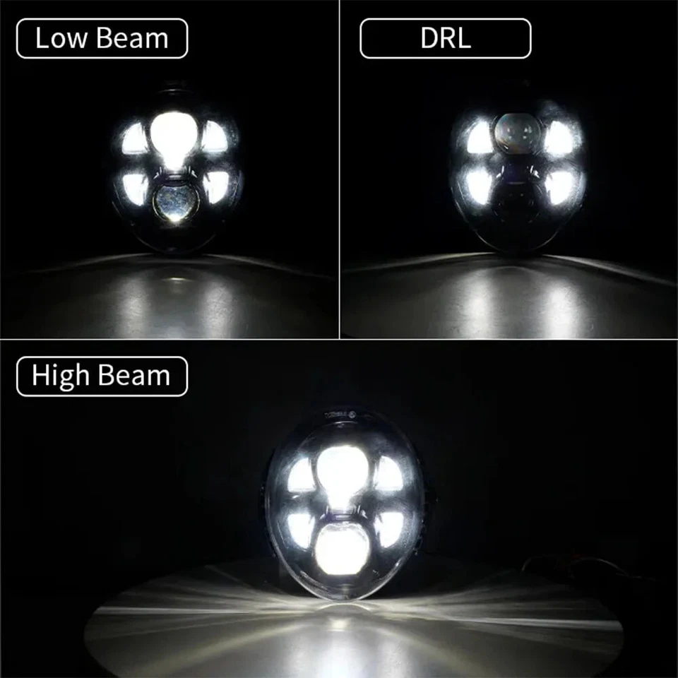 Conjunto de faros LED DOT DRL haz alto/bajo para Harley Davidson Breakout 2015-2022 Foto 3 de 4