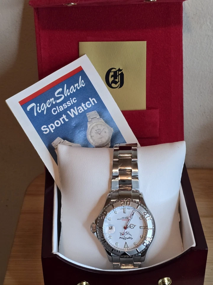 Reloj Hombre Charles Hubert Automático, Acero Inoxidable Esfera Blanca. Nuevo.  Foto 4 de 4