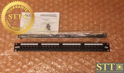 DCC2488/110A5E OCC 24 PORT CAT5E PATCH PANEL EIAB/EIAA NEW