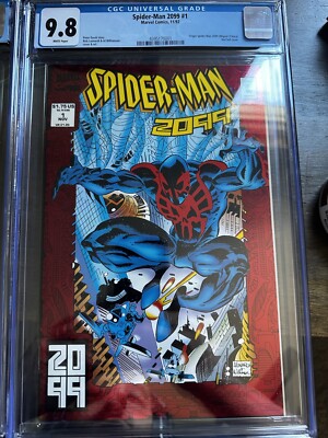 Spider-Man 2099 #1 CGC 9.8 Red Foil 1992 Marvel Comics First Miguel O Hara White