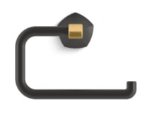 Kohler Occasion K-27063-BMB Wall Mounted Towel Ring Bathroom Matte Black  Brass
