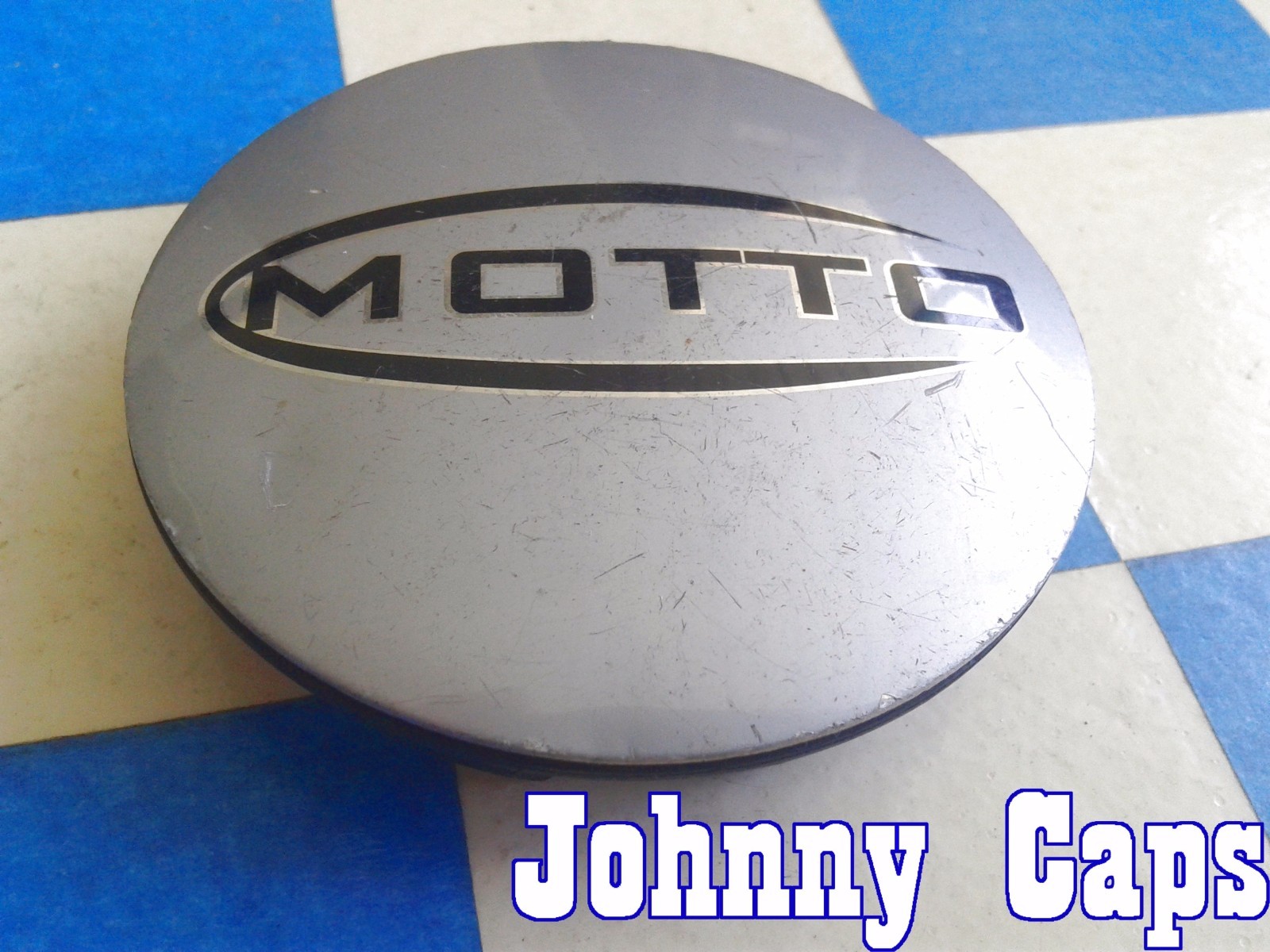 MOTTO Wheels [32] SILVER Center Caps # 1242100S Custom Wheel Center Cap (1)