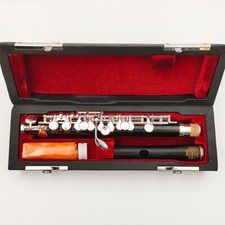 Flute Silver Plated Material Ebony Piccolo C Key Cupronickel Half-size