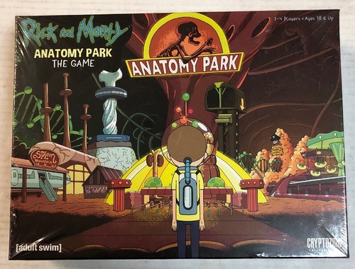 Rick And Morty Anatomie Parc Board Jeu 2-4 Joueurs Âge 18 + Adulte Nageur Finest - Photo 1 sur 2