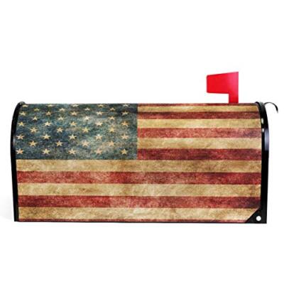  Vintage American Flag US Stars and Red Stripe Mailbox Covers 21x18 Multi6