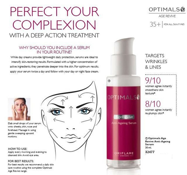 serum optimals age revive