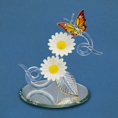 Glass Baron ~ Double Daisy Butterfly PD4 318