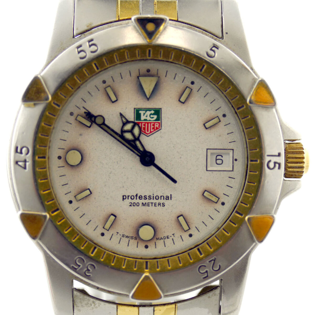 TAG HEUER 1500 SERIES 955.706G PROF BEIGE DIAL 2-TONE G.P.+ TAG HEUER 1500 SERIES 955.706G PROF BEIGE DIAL 2-TONE G.P.+