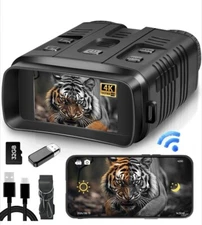 10X Zoom Digital Night Vision Binoculars Device 4K Infrared Night Vision Goggles