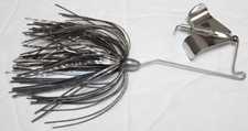 Ladies Man Custom Baits 4" Pro Planer Buzzbait 1/8oz 2/0 Silver Shad Hand Tied