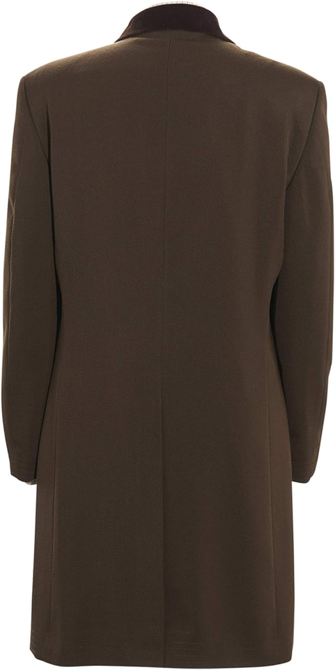 Men's Europe And America Warm Woolen Double Faced Velvet Coat