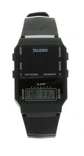 English Talking Watch with Alarm and rooster crow Am / Pm hours