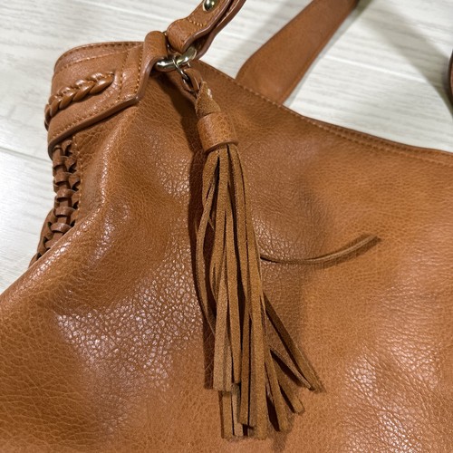 Sole Society Hobo Purse Brown With Tassle Preowned Good Condition - Picture 5 of 17