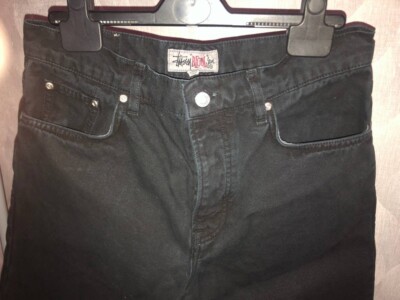 Stussy Big Ol Black Denim shorts | eBay