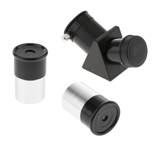 0.965" Telescope 45 Degree Star Diagonal Mirror + H12.5mm & H6mm