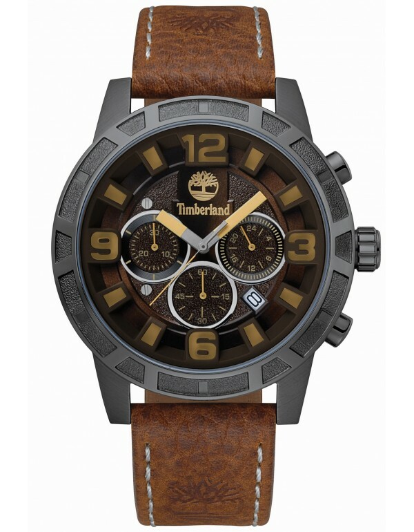 Timberland Chronograph Quartz With Leather Strap ATM Men's  Watch15251JSU/12