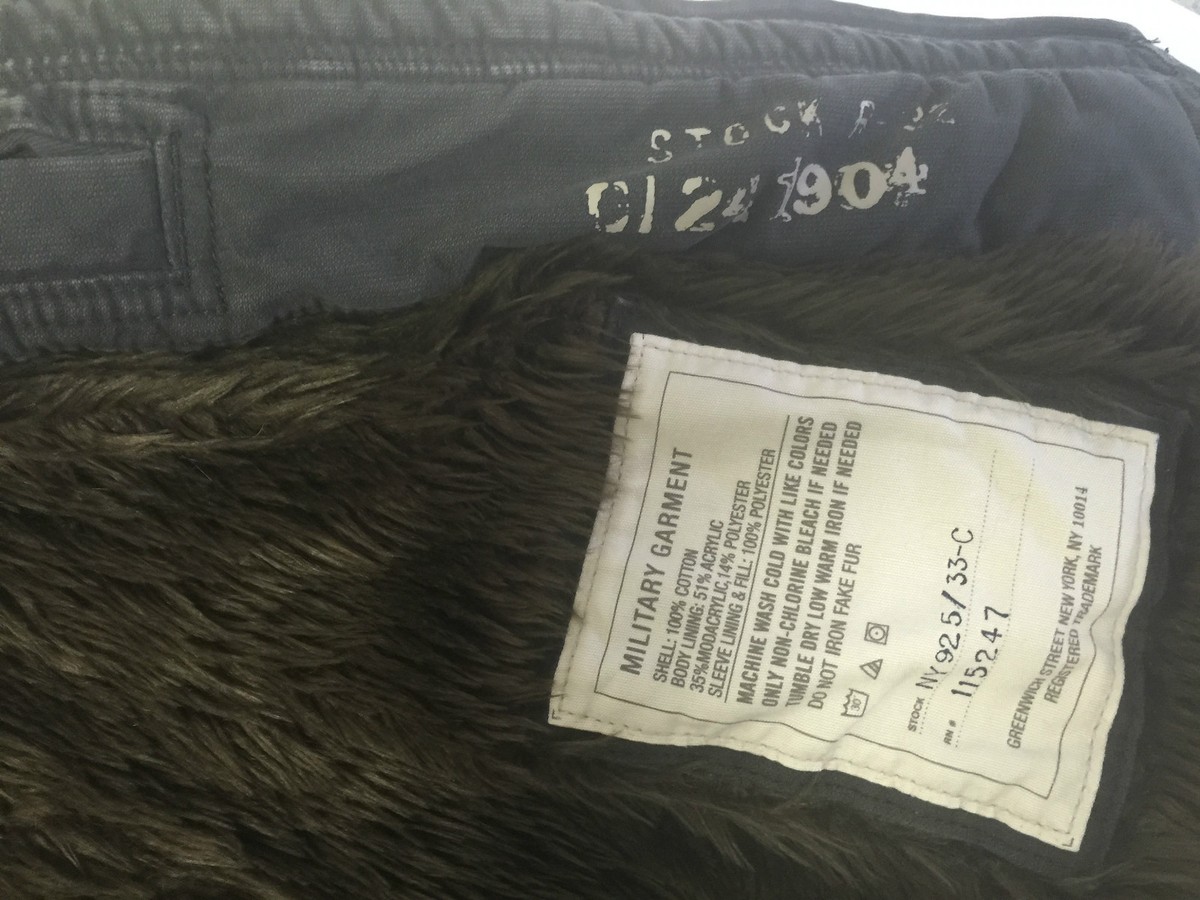 RARE NEW RUEHL 925 MENS VILLAGE JACKET WITH FUR INSIDE SIZE RARE NEW RUEHL 925 MENS VILLAGE JACKET WITH FUR INSIDE SIZE