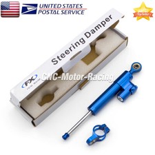 Amortiguador estabilizador amortiguador de dirección EE. UU. 255 mm para YZF R1 R6 R3 MT07 MT09 MT10 FZ07