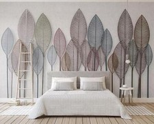 3D Leaf Shape ZHUB5228 Wallpaper Wall Mural Removable Self-adhesive Ann