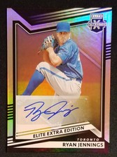 2022 Panini Elite Extra Edition #128 Ryan Jennings Auto Blue Jays NM-MINT++