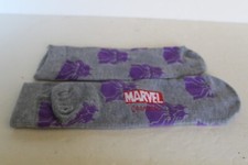 Gray  Purple Avengers Marvel Ankle Socks Free Shipping
