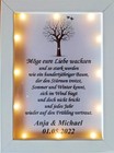 Geschenk HOCHZEIT LIEBE viele Motive LED Beleuchtung Bilderrahmen personalisiert