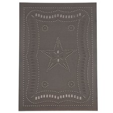 4 Federal Star Panels in  Kettle Black Tin