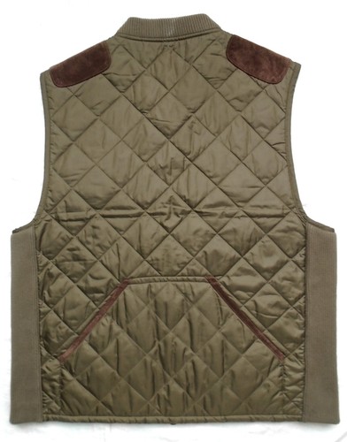 Vintage 80s 90s Polo Ralph Lauren Mens M Quilted Outdoor Hunting Shooting Vest - Picture 3 of 11