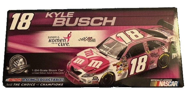 2008 KYLE BUSCH MEMORABILIA INCLUDES, SIGNED #18 M&M SUSAN G