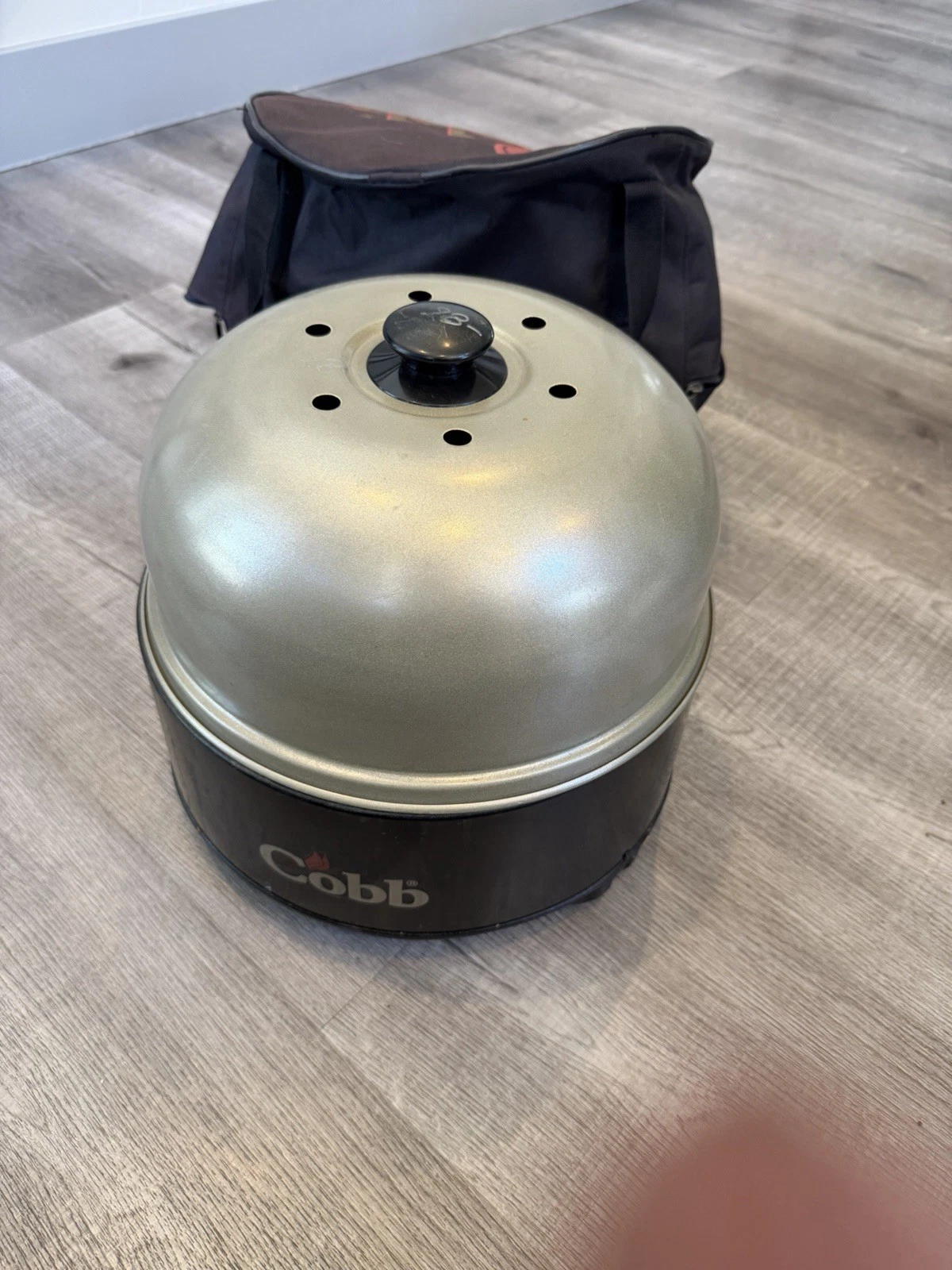 COBB Grill Pro Black Portable Charcoal BBQ Tailgate Camping with carrying bag