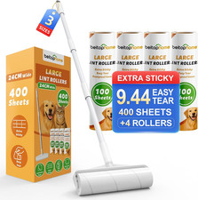 9.45  400 Sheets Large Lint Roller for Pet Hair
