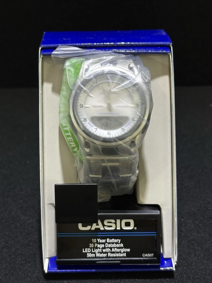 NUEVO Reloj Casio AW80D-7AV, Telememo 30, Batería 10 Años, 3 Alarmas, Hora Mundial Foto 2 de 3