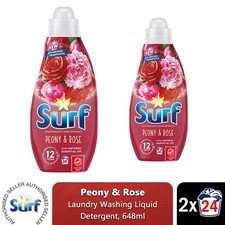 Surf Laundry Washing Liquid Detergent Peony & Rose 1.30 Litre, 48 Washes 6.92 per litre