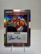 2025 Panini Contenders Leo Chenal #200 Rookie Ticket Chiefs Autograph