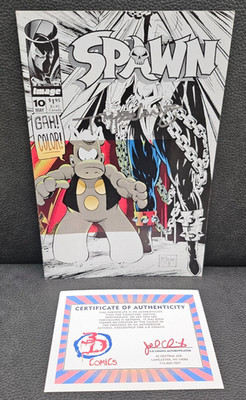 Spawn #10 Comic Book Signed by Todd McFarlane 1993 Image Comics