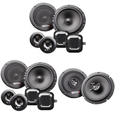 MB Quart Discus DS2-216 6.5 Inch Component Speakers with DK2-116s 6.5 Inch Sh...
